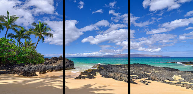 a picture perfect morning at the iconic secret beach in south Maui