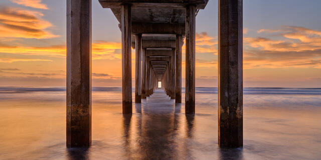 Scripps Pier La Jolla, California Photography