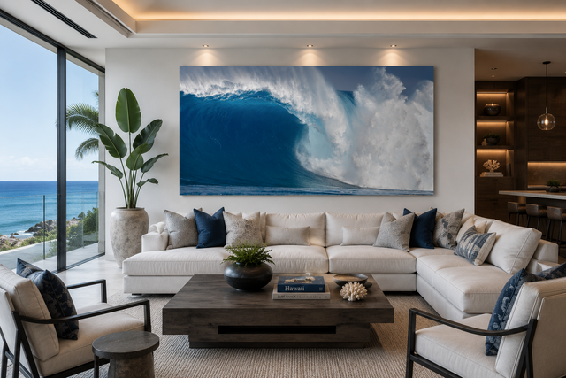 Oversized Coastal Wall Art for Luxury Homes | Andrew Shoemaker