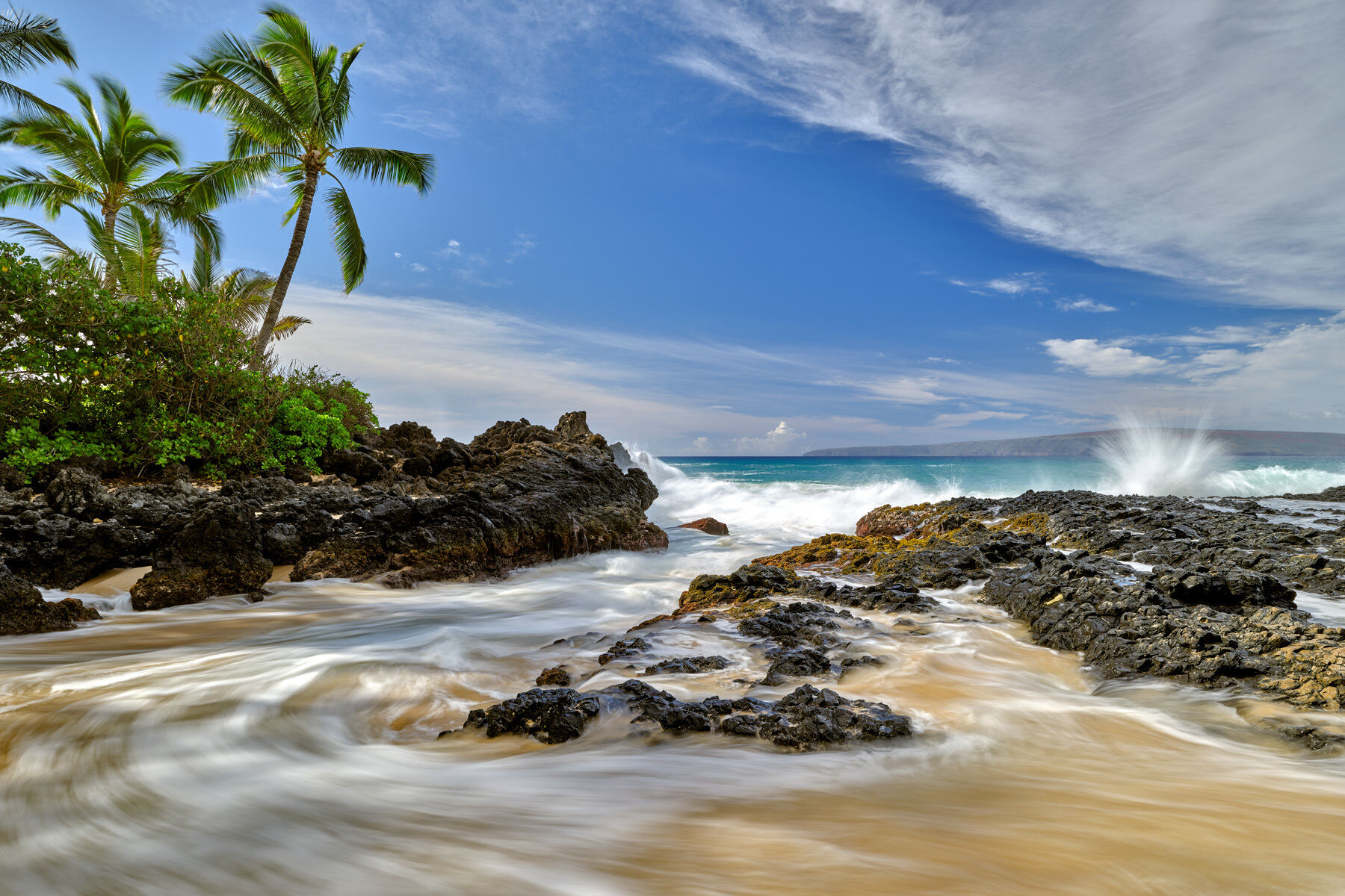Ebb and Flow Secret Beach Maui, Hawaii