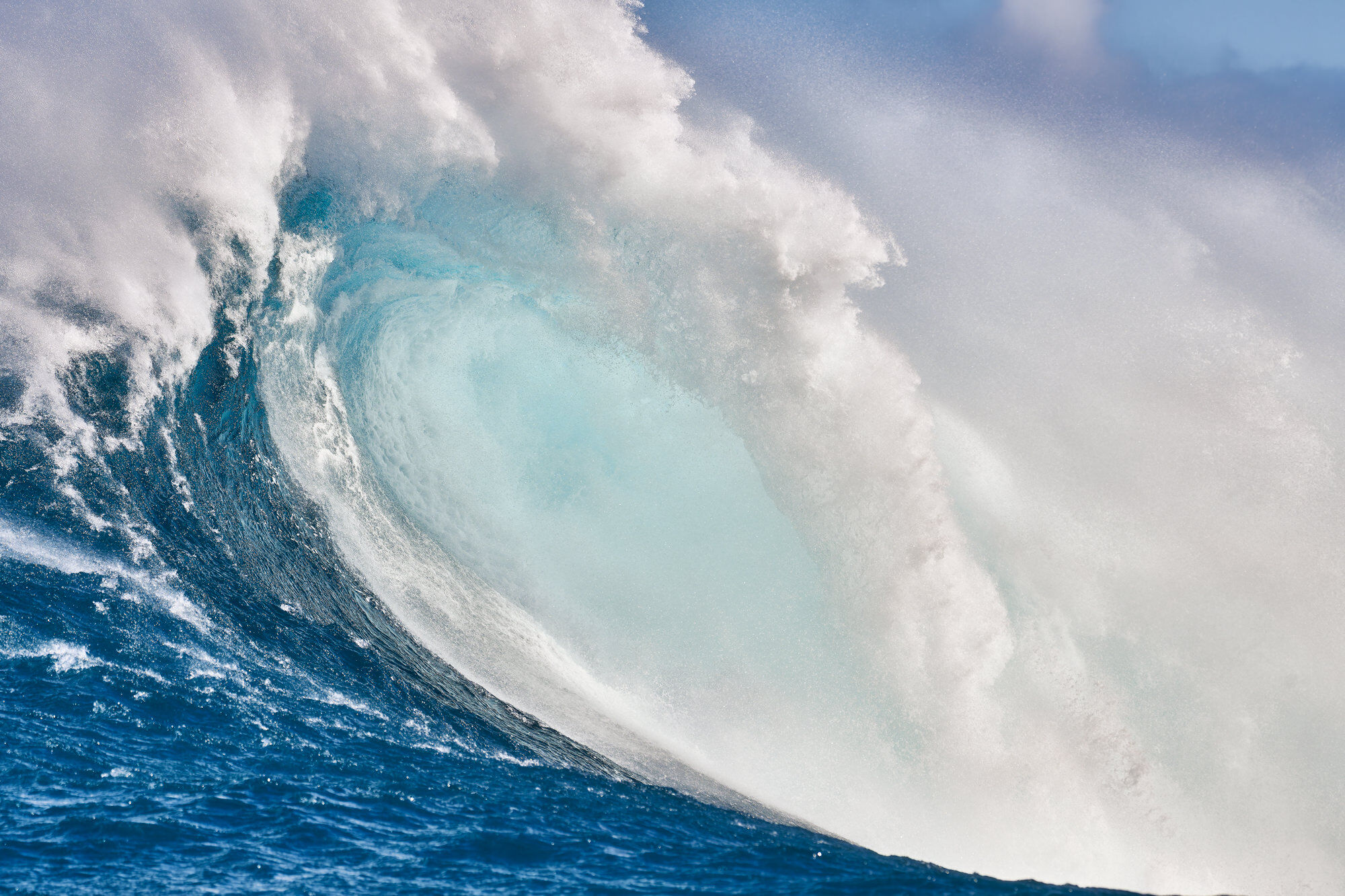 Hokusai A powerful turquoise wave curls and crashes with white spray, evoking the energy of Hokusai’s iconic Great Wave.