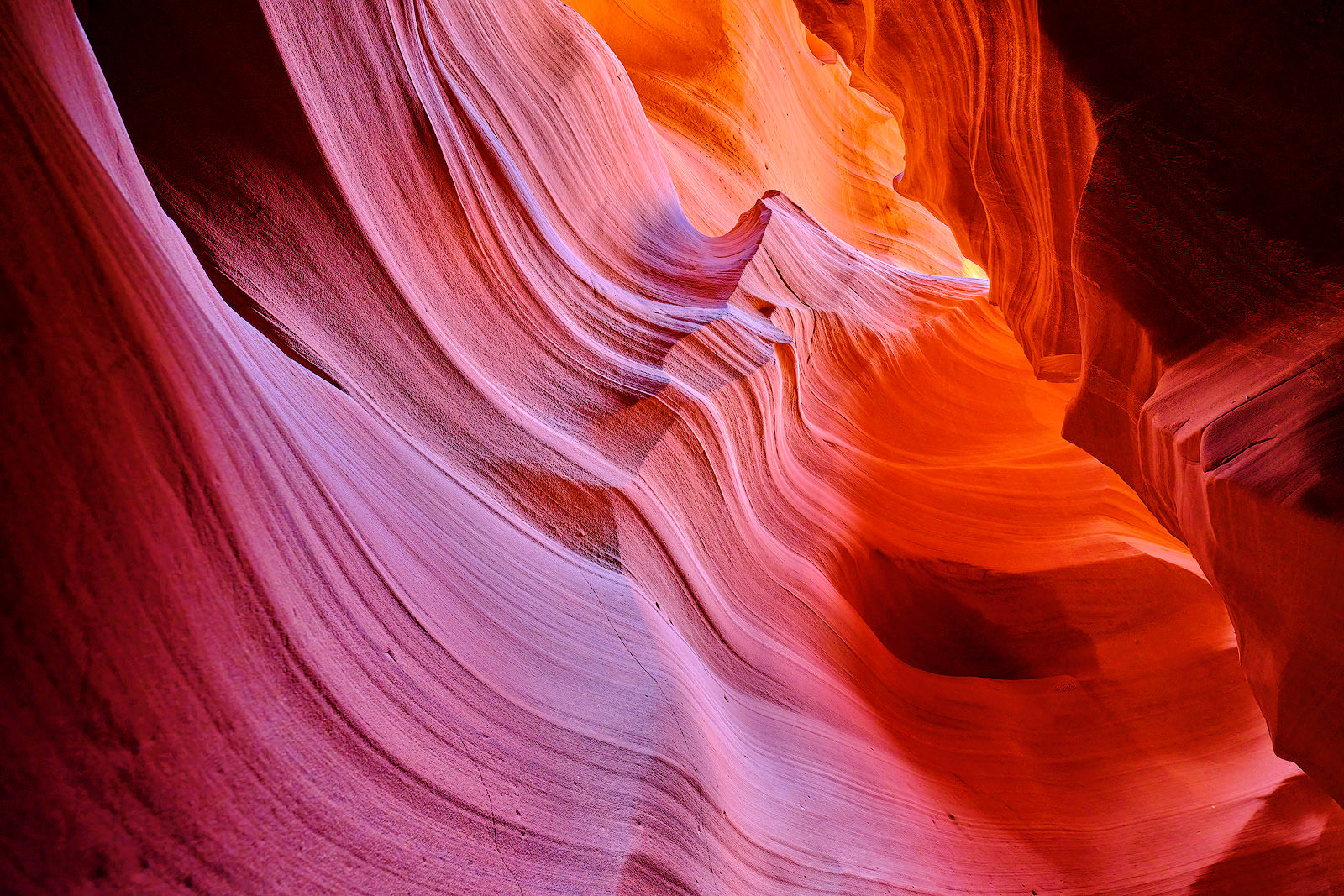 amazing photograph of a slot canyon in the Arizona deserts near Page, Arizona.  Antelope Canyon Fine Art Nature Photography by Andrew Shoemaker