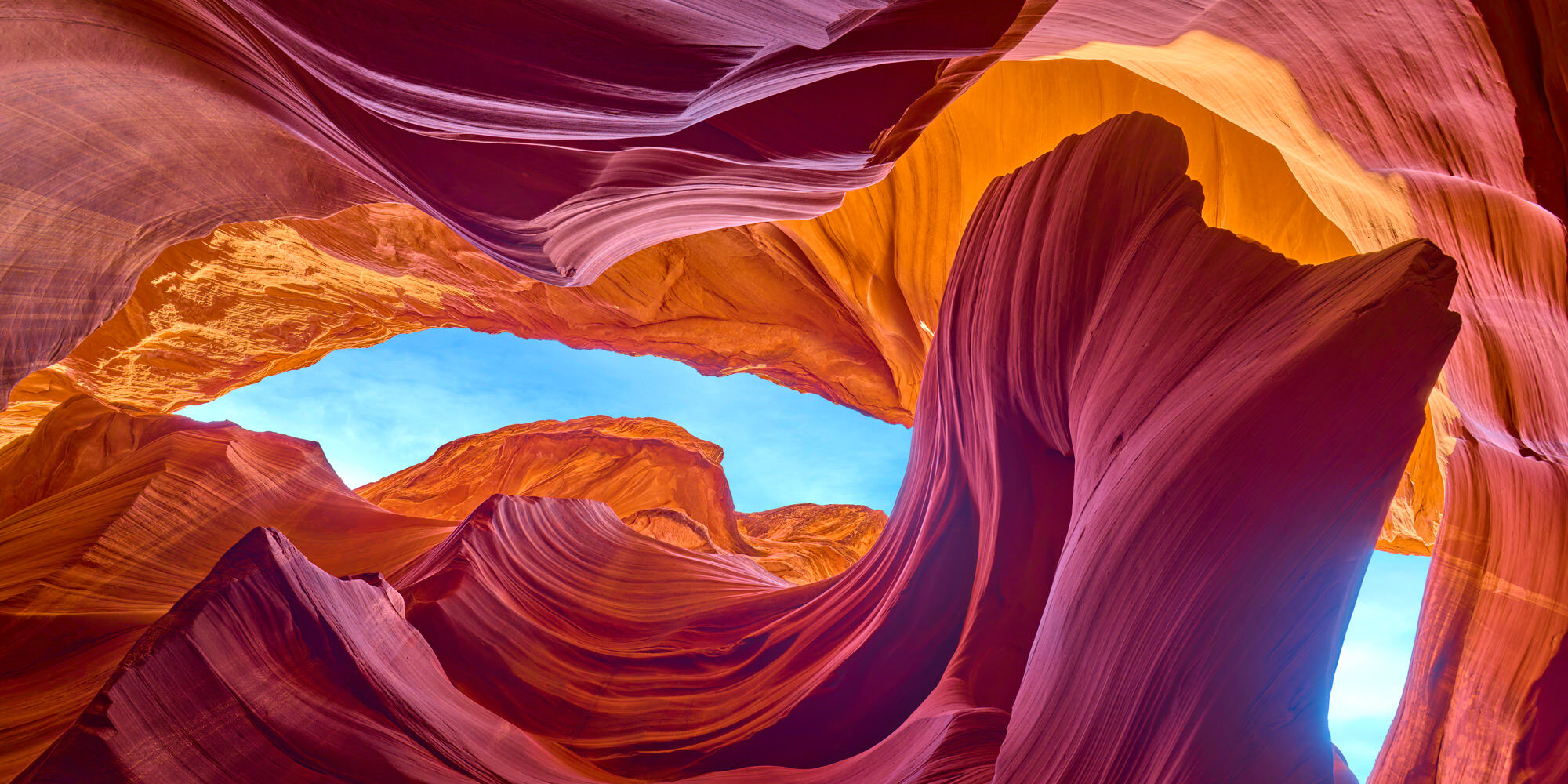 Symphony Symphony is a fine art photograph captured by Andrew Shoemaker in Antelope Canyon in Page, Arizona featuring beautiful colors and flow created by nature